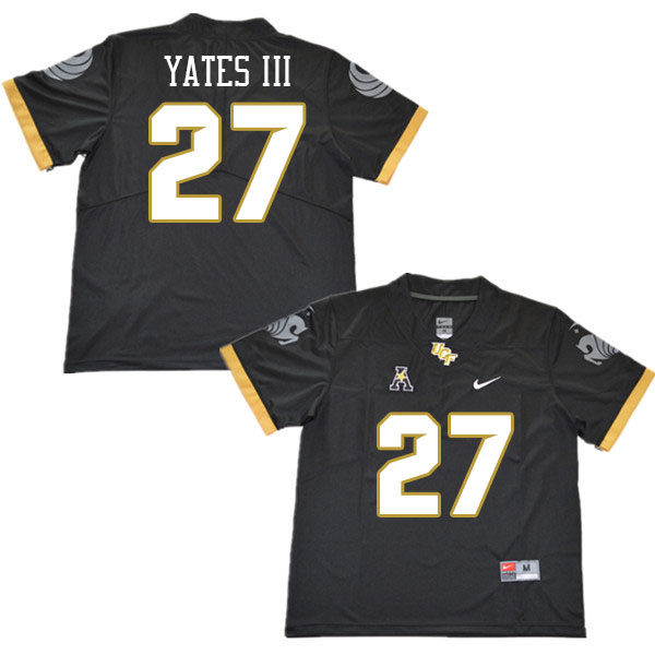 Youth #27 Walter Yates III UCF Knights College Football Jerseys Stitched Sale-Black